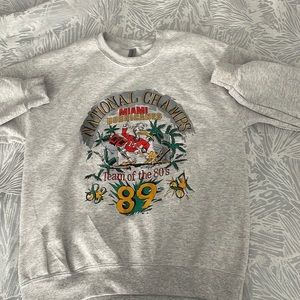 Vintage University of Miami Crewneck